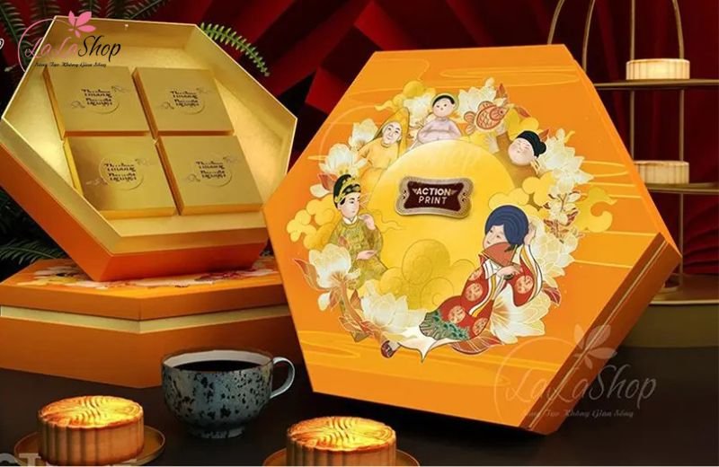 Hộp 4 b&aacute;nh Cam Đại C&aacute;t T&acirc;n D&acirc;n Lợi 
