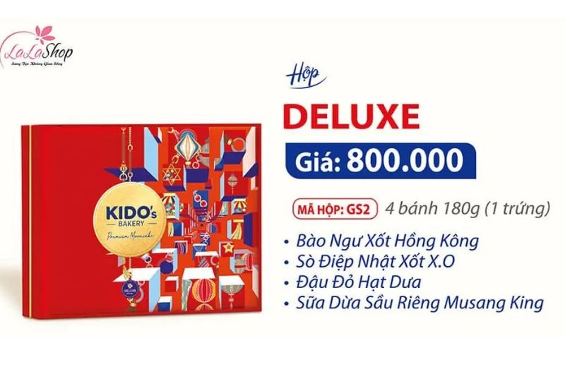 Hộp 4 b&aacute;nh Kido Deluxe
