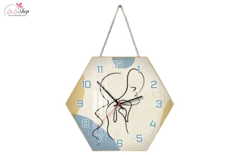 Đồng hồ d&acirc;y decor kh&ocirc;ng gian gần gũi, mộc mạc&nbsp;