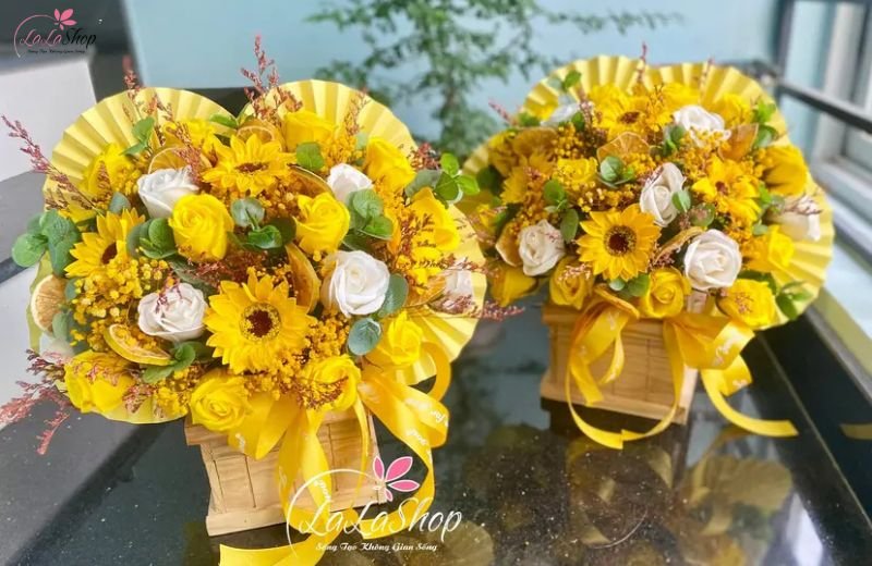 Hoa hướng dương sáp lan tỏa năng lượng tích cực, rực rỡ như nắng