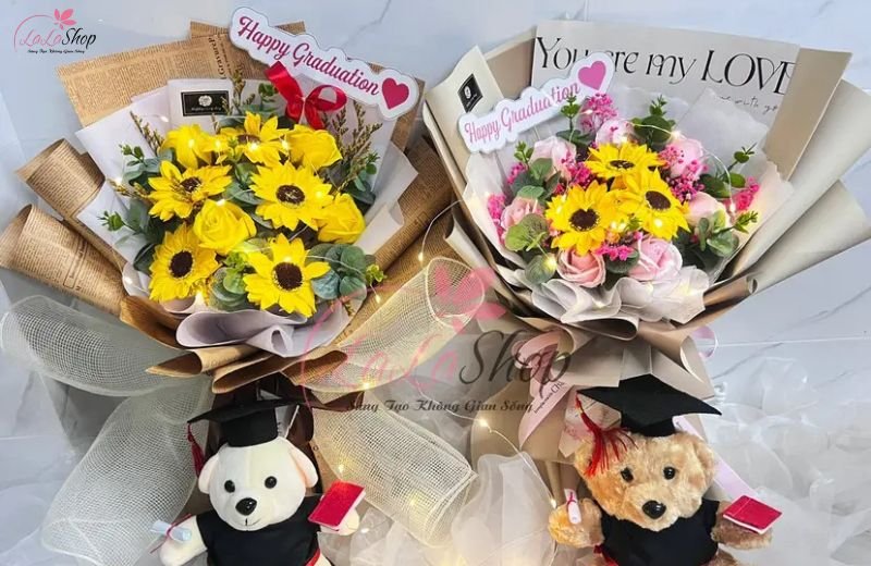 Hoa sáp bền lâu – Kỷ niệm ngọt ngào lưu giữ mãi khoảnh khắc tốt nghiệp