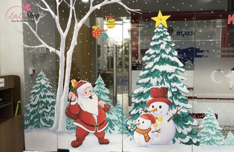 Trang tr&iacute; cửa k&iacute;nh với decal thu h&uacute;t mọi &aacute;nh nh&igrave;n