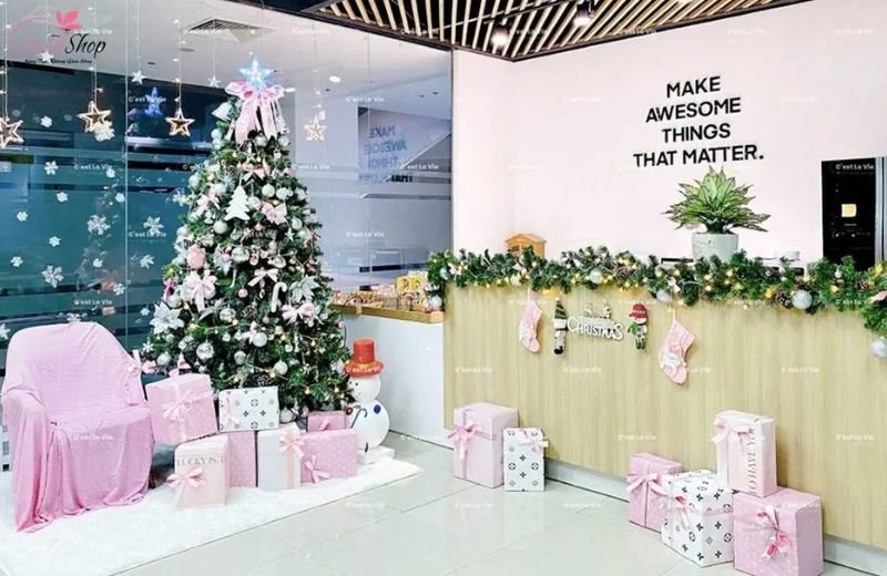 Trang tr&iacute; văn ph&ograve;ng bằng c&aacute;c hộp qu&agrave; dễ thương