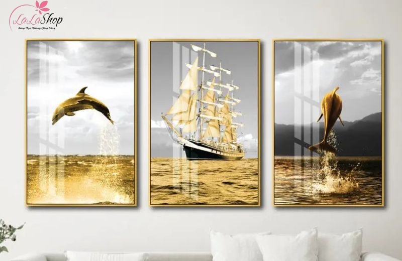 Tranh thuận buồm xu&ocirc;i gi&oacute; c&oacute; &yacute; nghĩa phong thuỷ tốt, ph&ugrave; hợp mọi mệnh&nbsp;