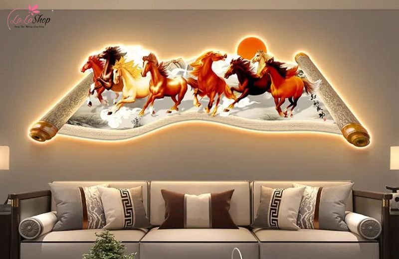 Tranh LED M&atilde; Đ&aacute;o Th&agrave;nh C&ocirc;ng 