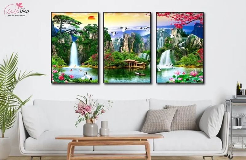 Ứng dụng c&ocirc;ng nghệ in UV hiện đại &ndash; Cho tranh canvas sắc n&eacute;t, bền m&agrave;u vượt trội.
