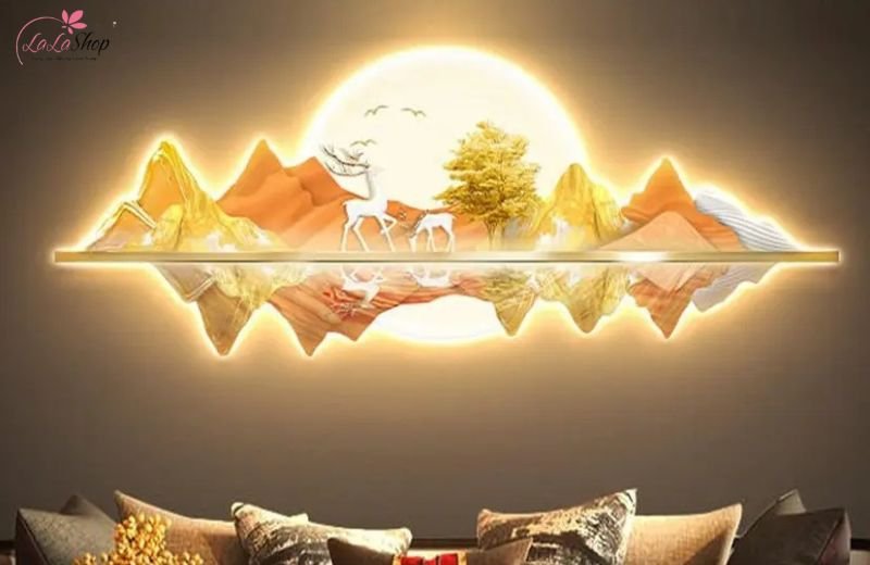 Tranh đ&egrave;n LED &ndash; Sự kết hợp độc đ&aacute;o giữa nghệ thuật v&agrave; &aacute;nh s&aacute;ng