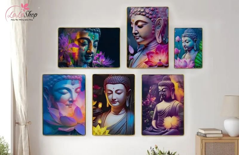 tranh t&ocirc;n gi&aacute;o - điểm tựa tinh thần cho gia chủ