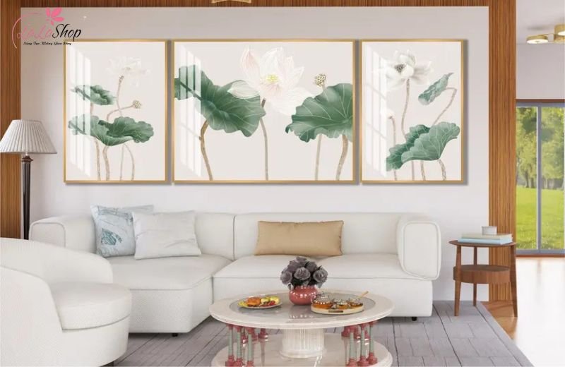 C&aacute;ch chọn tranh ph&ograve;ng kh&aacute;ch ph&ugrave; hợp