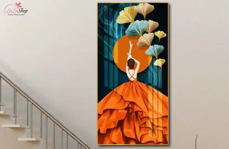 C&aacute;ch chọn tranh treo cầu thang ph&ugrave; hợp 