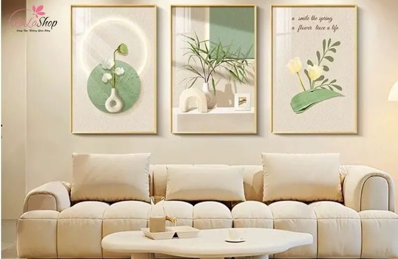 Tranh b&igrave;nh hoa nghệ thuật 