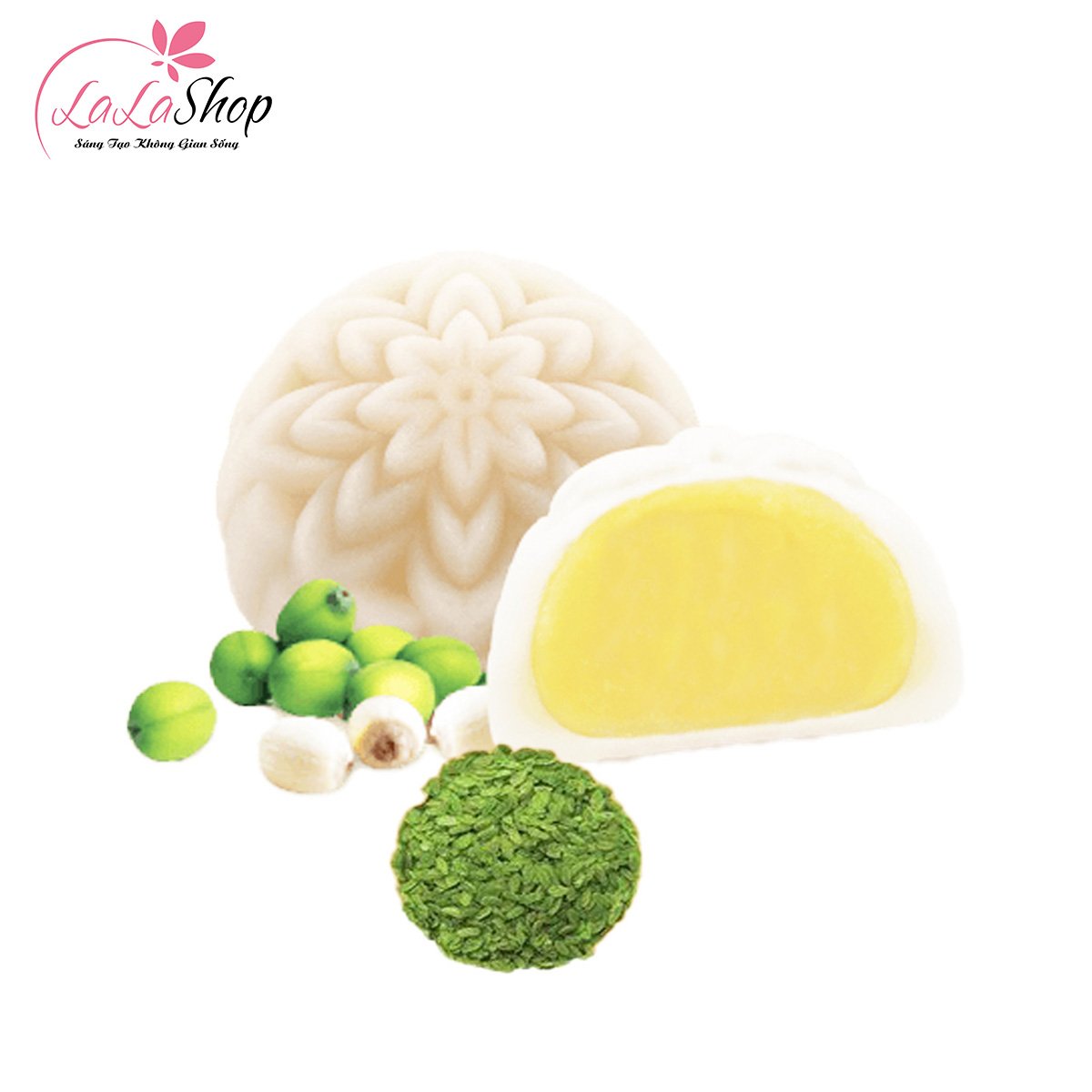 B&aacute;nh Trung Thu Kido Dẻo Cốm Sen 0 trứng 150gr (DCS)
