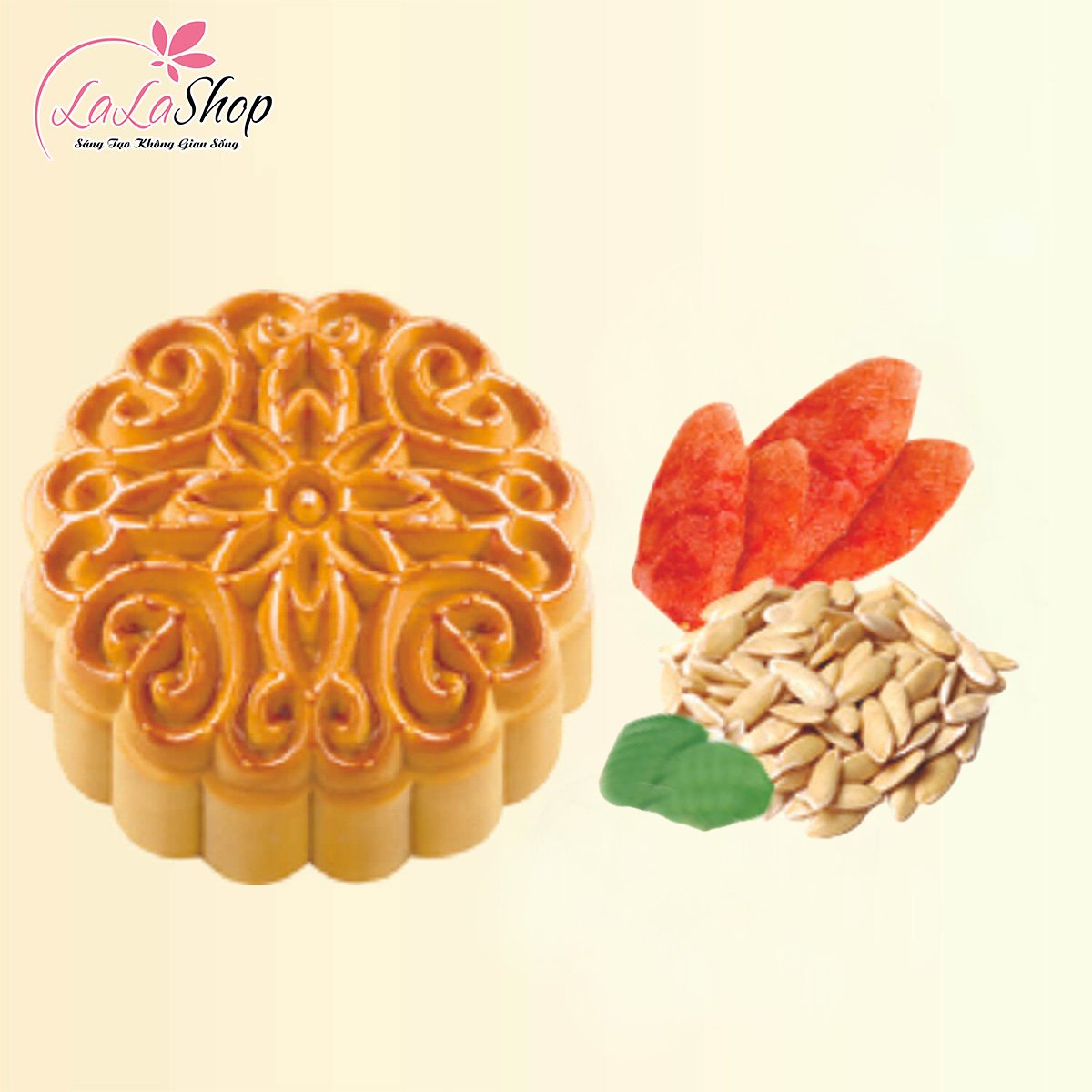 B&aacute;nh Trung Thu Thọ Ph&aacute;t Thập Cẩm Lạp Xưởng 0 Trứng 150g (TT0)