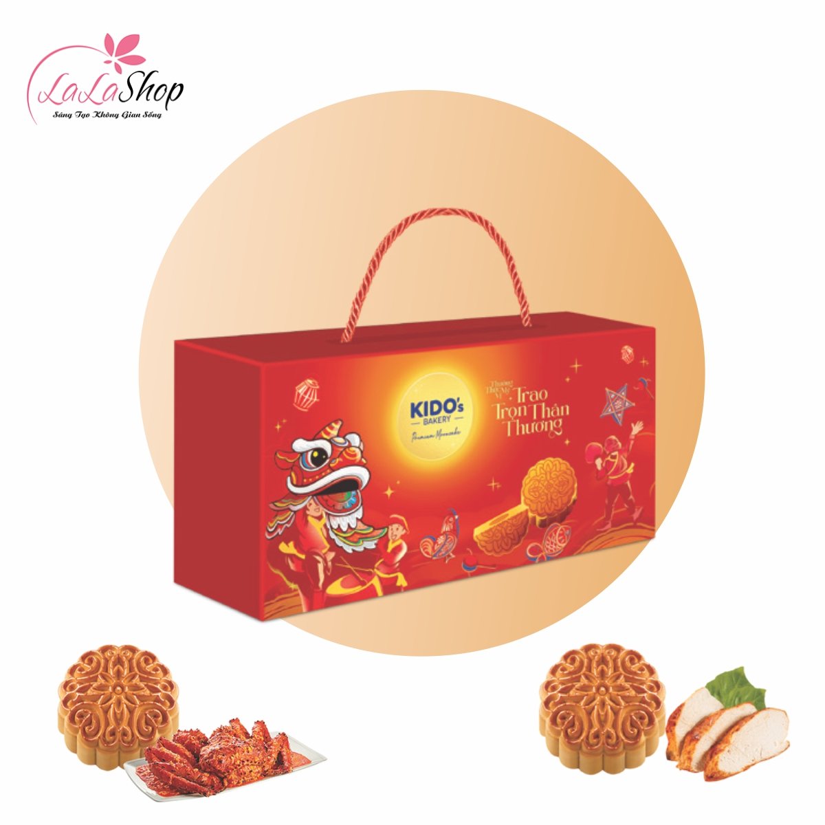 Hộp 2 B&aacute;nh Trung Thu KIDO Như &Yacute;