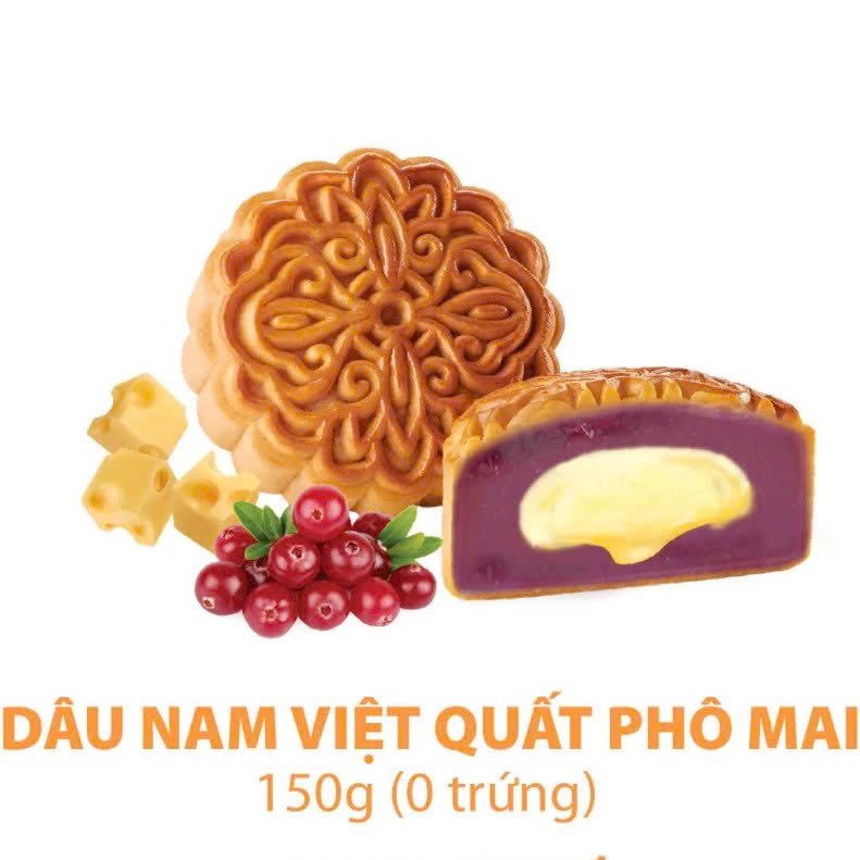 B&aacute;nh Trung Thu KIDO D&acirc;u Nam Việt Quất Pho Mai 0 trứng 150g (DP0)