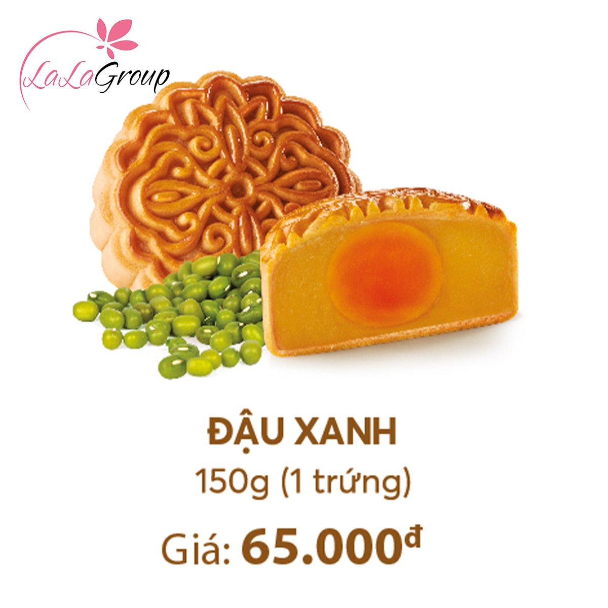 B&aacute;nh Trung Thu Thọ Ph&aacute;t Đậu Xanh 1 Trứng 150g (TX1)