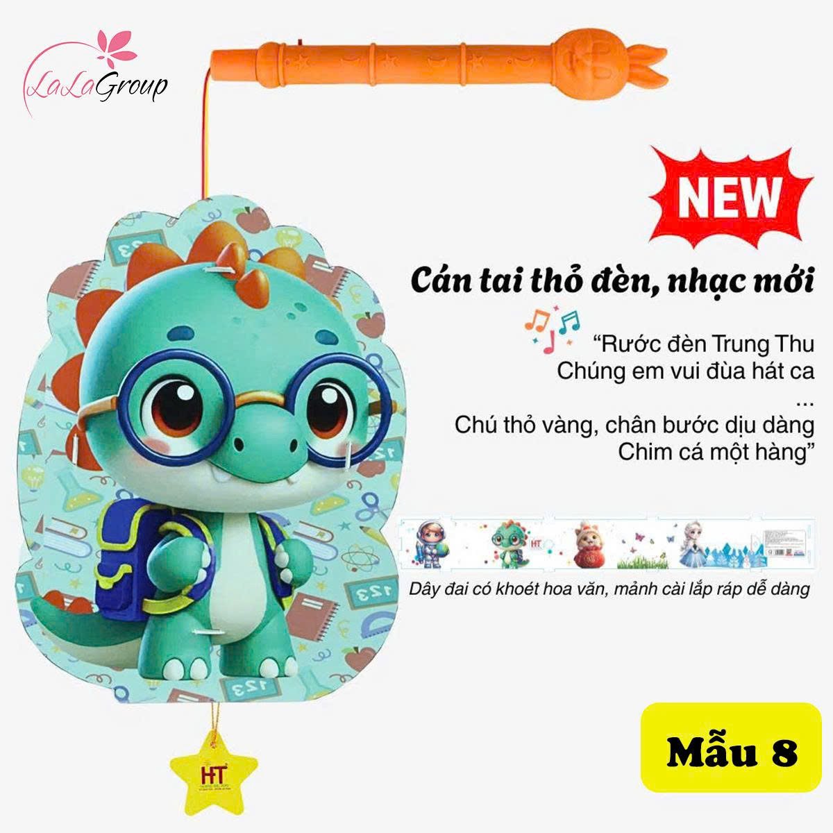 Lồng đ&egrave;n trung thu k&egrave;m nhạc vui nhộn, nhiều mẫu đ&aacute;ng y&ecirc;u cho b&eacute;