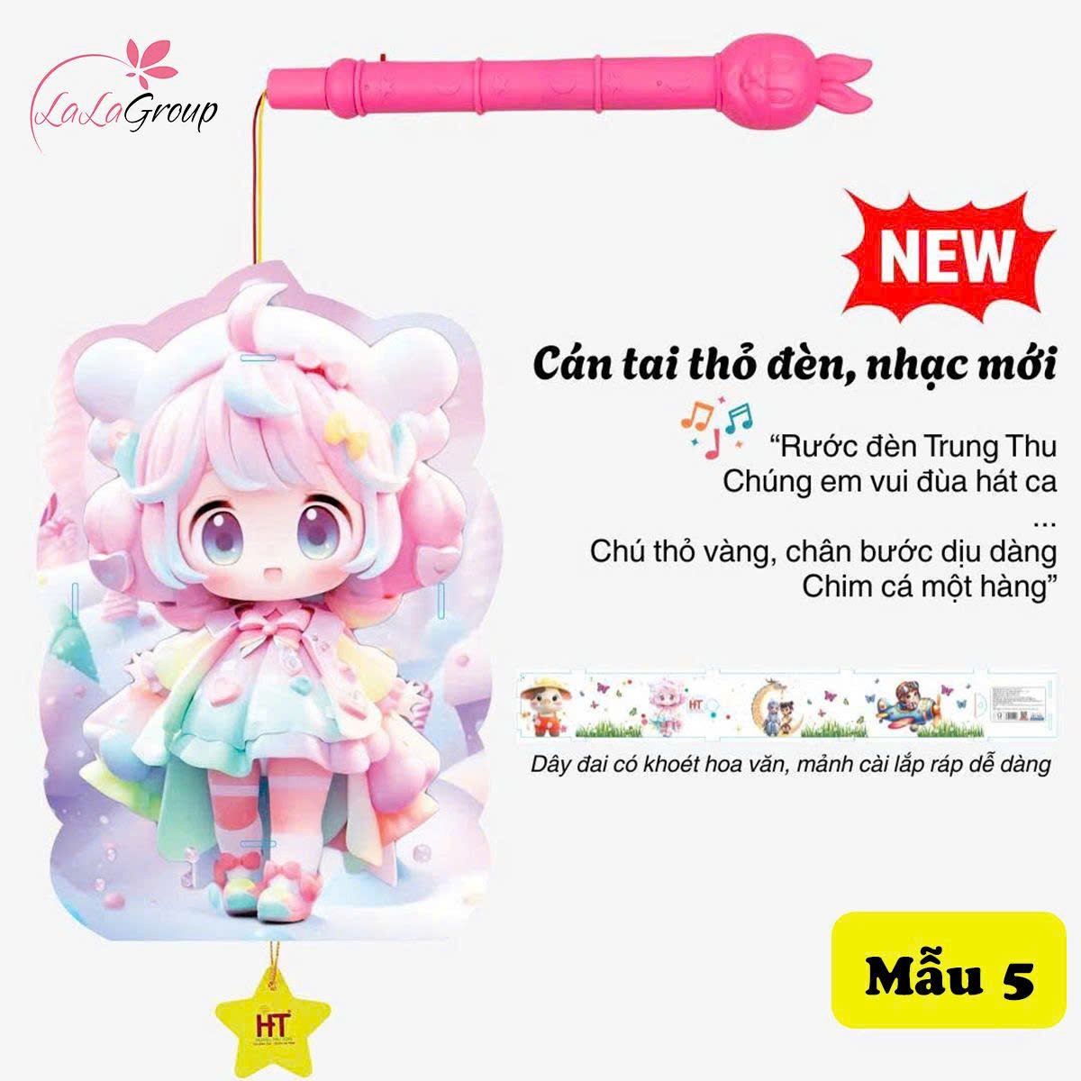 Lồng đ&egrave;n trung thu k&egrave;m nhạc vui nhộn, nhiều mẫu đ&aacute;ng y&ecirc;u cho b&eacute;