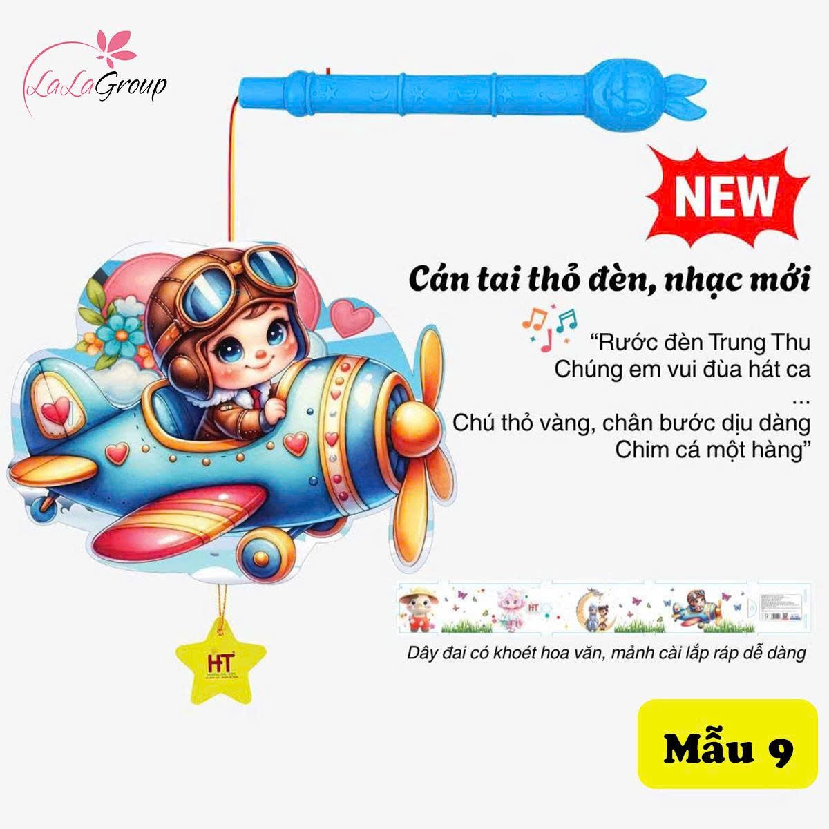 Lồng đ&egrave;n trung thu k&egrave;m nhạc vui nhộn, nhiều mẫu đ&aacute;ng y&ecirc;u cho b&eacute;