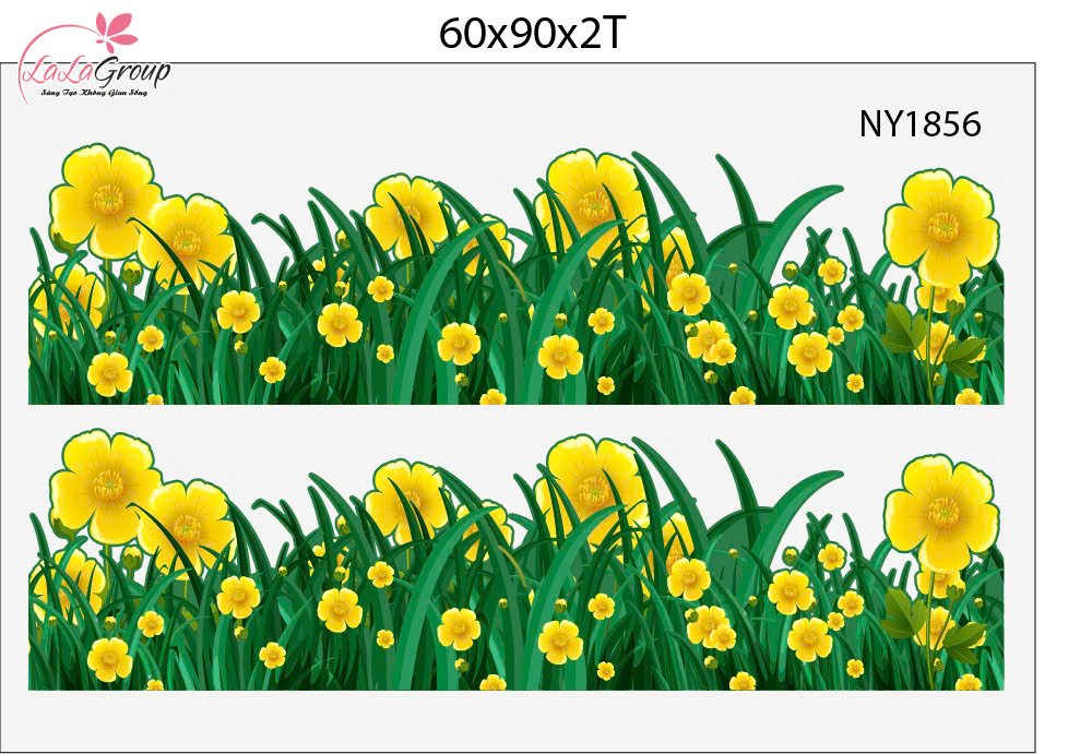 Combo Decal Trang Trí Tết Bé Vui Xuân Mừng Năm Mới Bính Ngọ