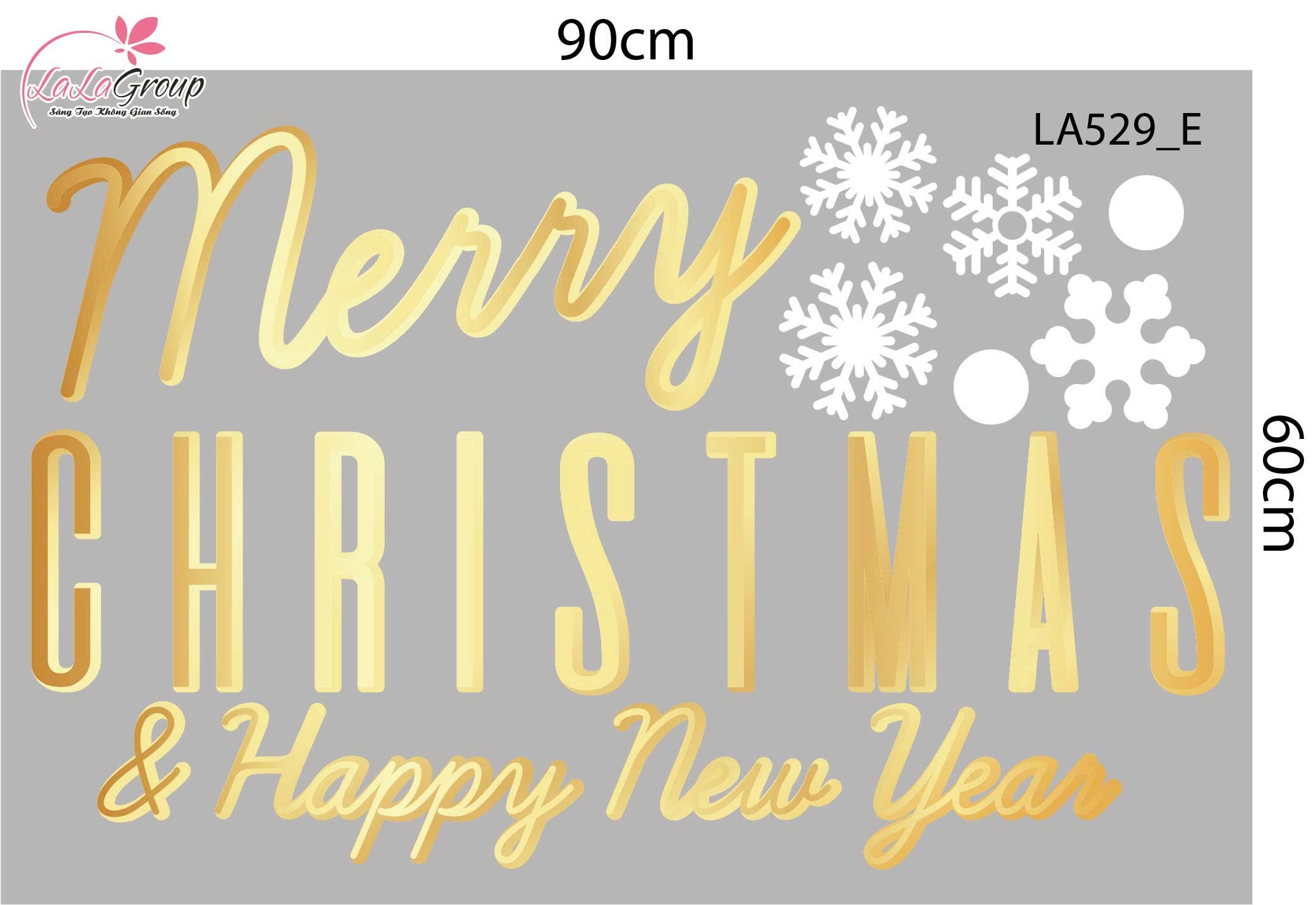 Combo Decal Trang Trí Noel Ông Già Noel Cưỡi Tuần Lộc Và Những Cây Thông Sắc Màu