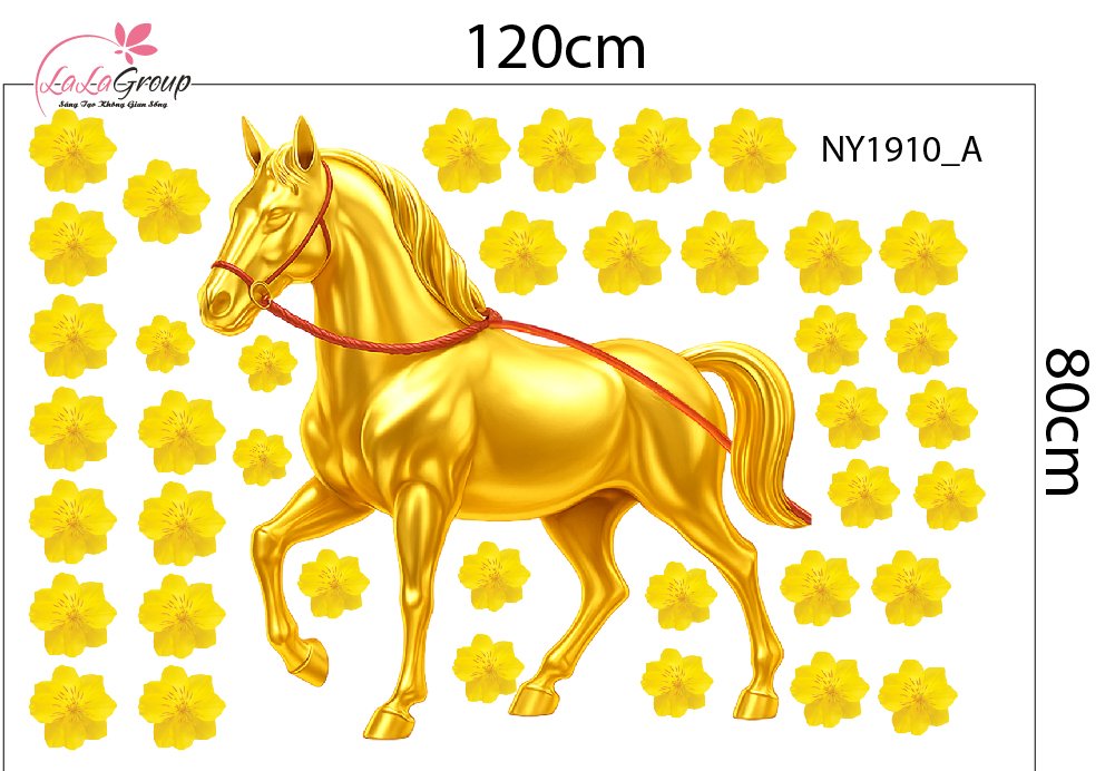 Combo Decal Trang Trí Tết Xuân 2026 Vạn Sự Như Ý Phát Tài Phát Lộc