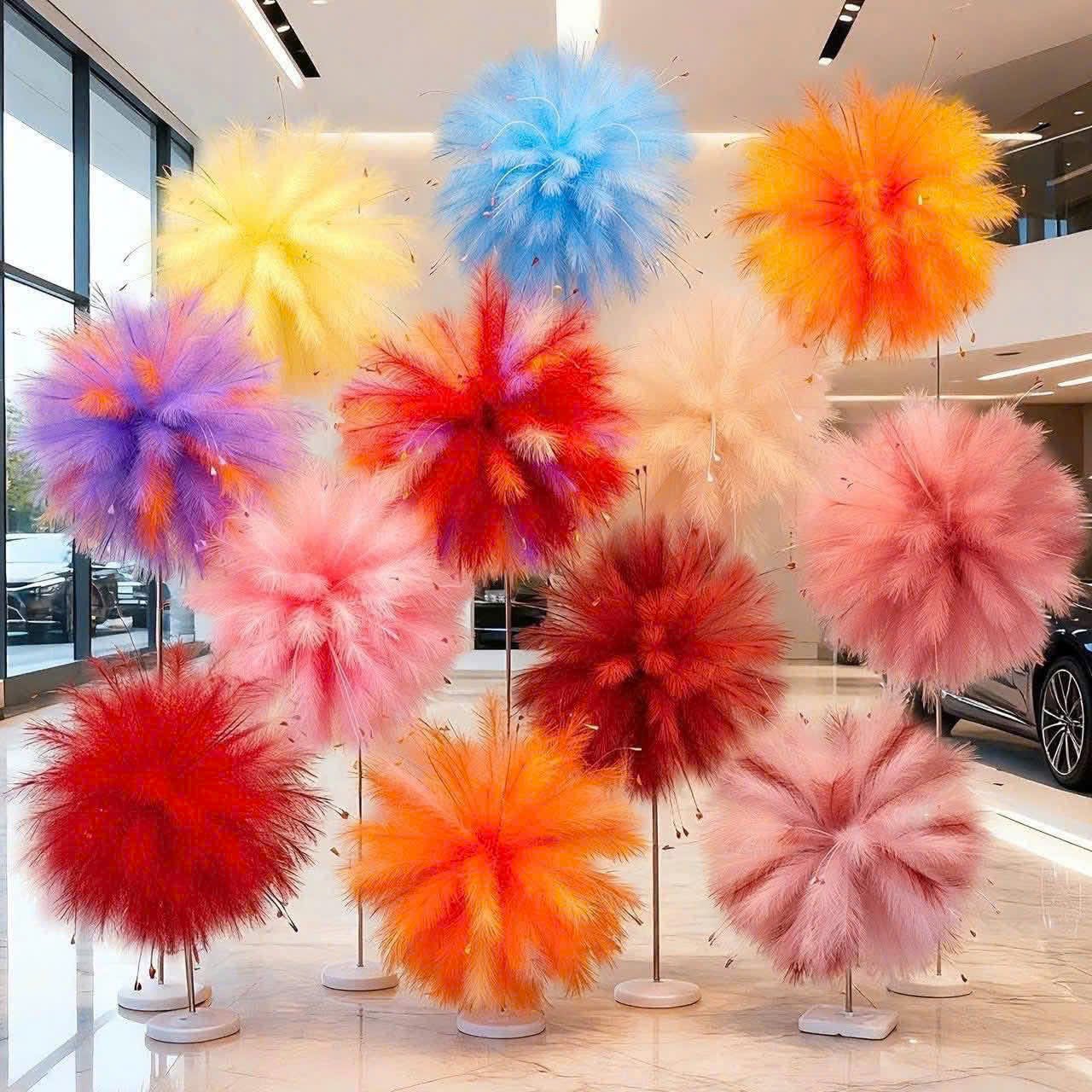 M&ocirc; H&igrave;nh Ph&aacute;o Hoa Trang Tr&iacute; Tết 2026