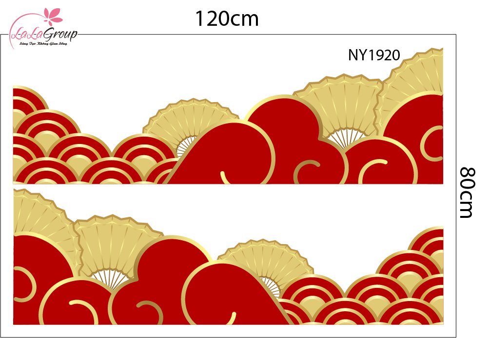 Combo Decal Trang Tr&iacute; Tết Ch&uacute;c Mừng Năm Song M&atilde; Ph&uacute; Qu&yacute; 2026