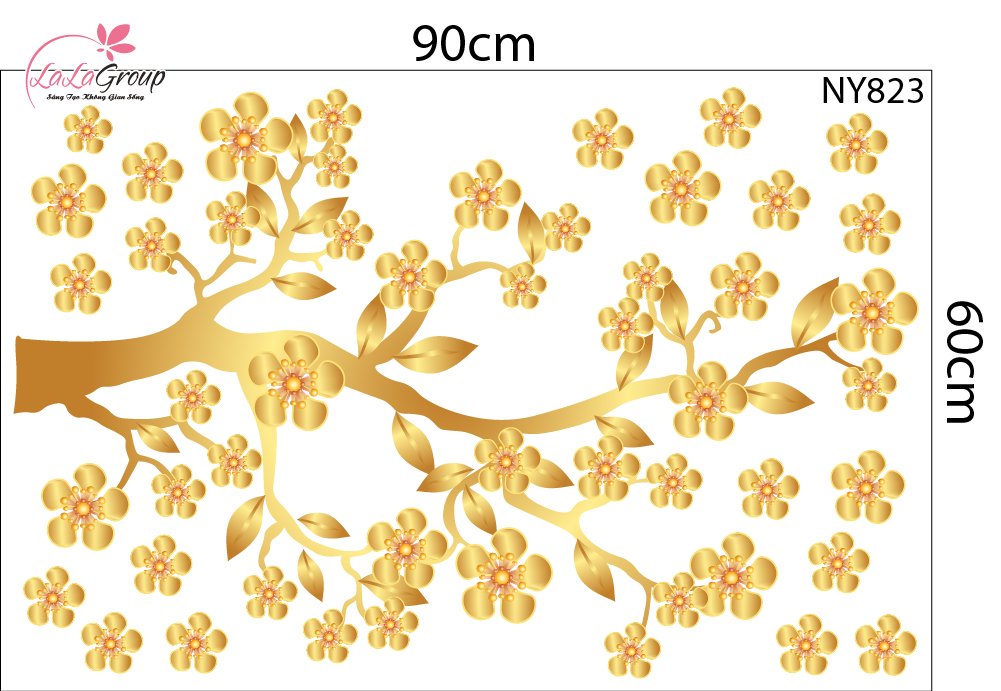 Combo Decal Trang Tr&iacute; Tết Happy New Year 2026
