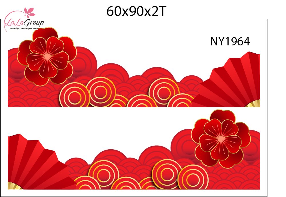 Combo Decal Trang Tr&iacute; Tết Thần T&agrave;i Ch&uacute;c Mừng Năm Mới Hạnh Ph&uacute;c