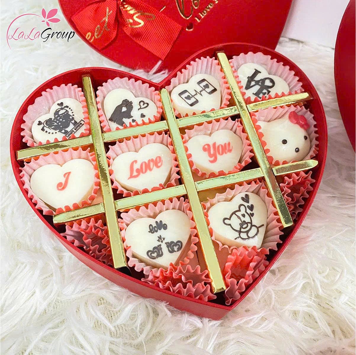 Hộp 10 Viên Socola Mèo I Love You (Giao Ngẫu Nhiên)