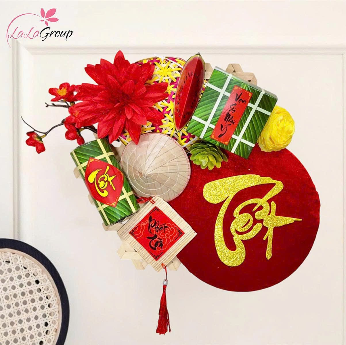 Mẹt tết 45cm chúc tết phát tài vạn sự như ý