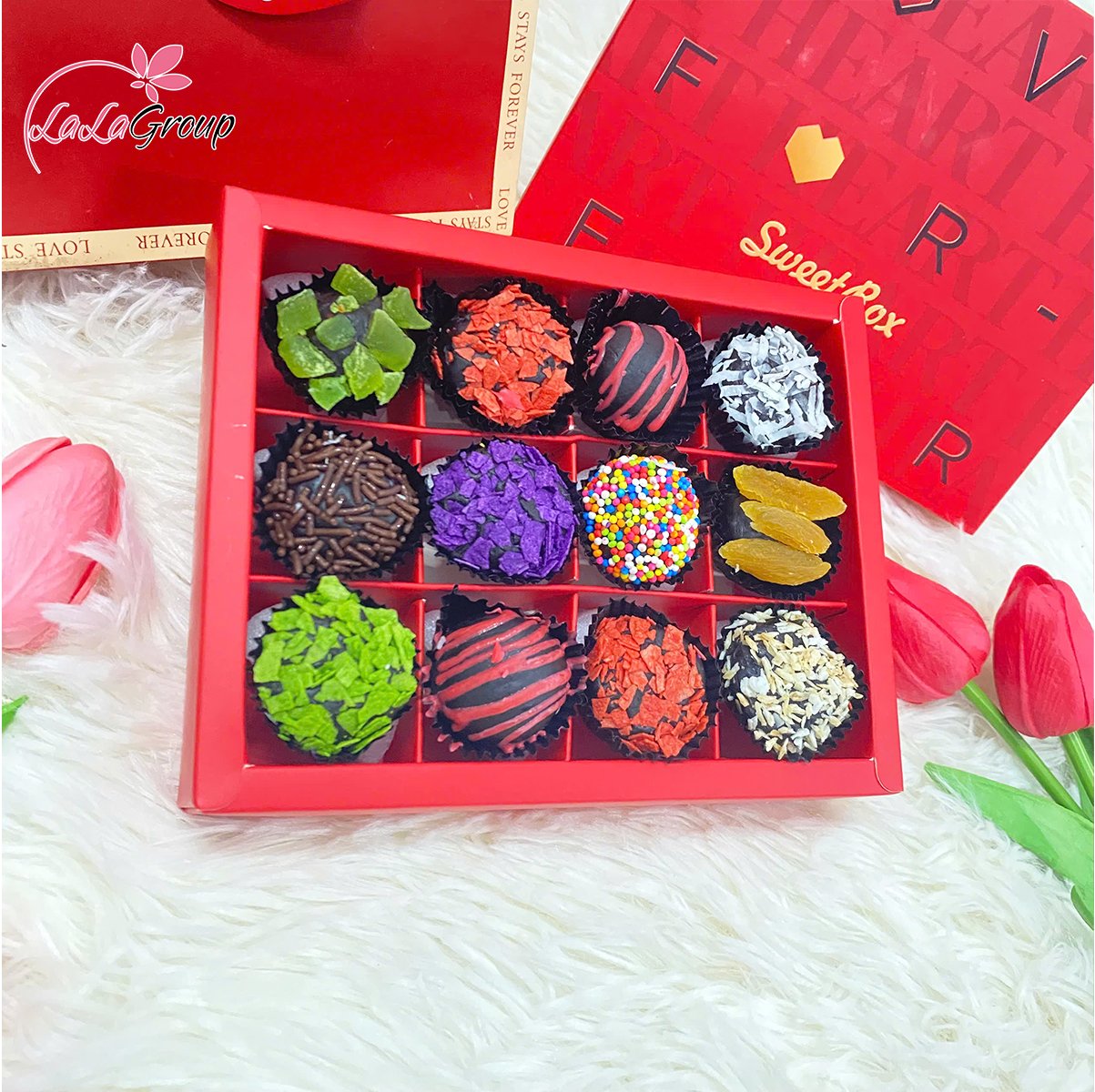 Hộp 12 viên socola ngọt ngào for you