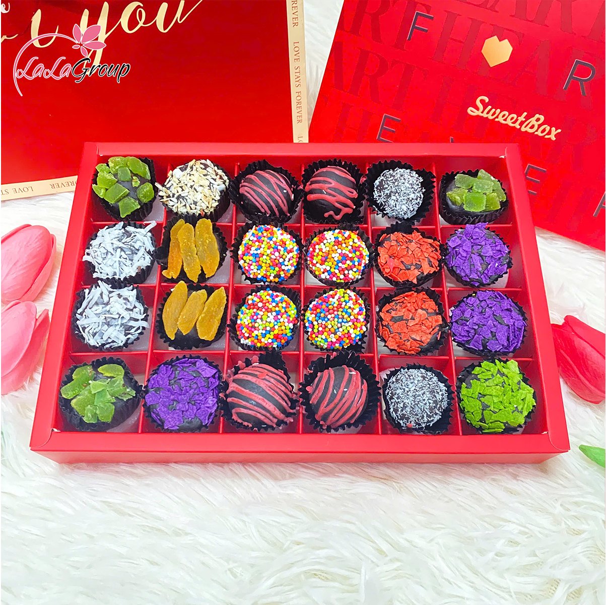 Hộp 24 viên socola ngọt ngào