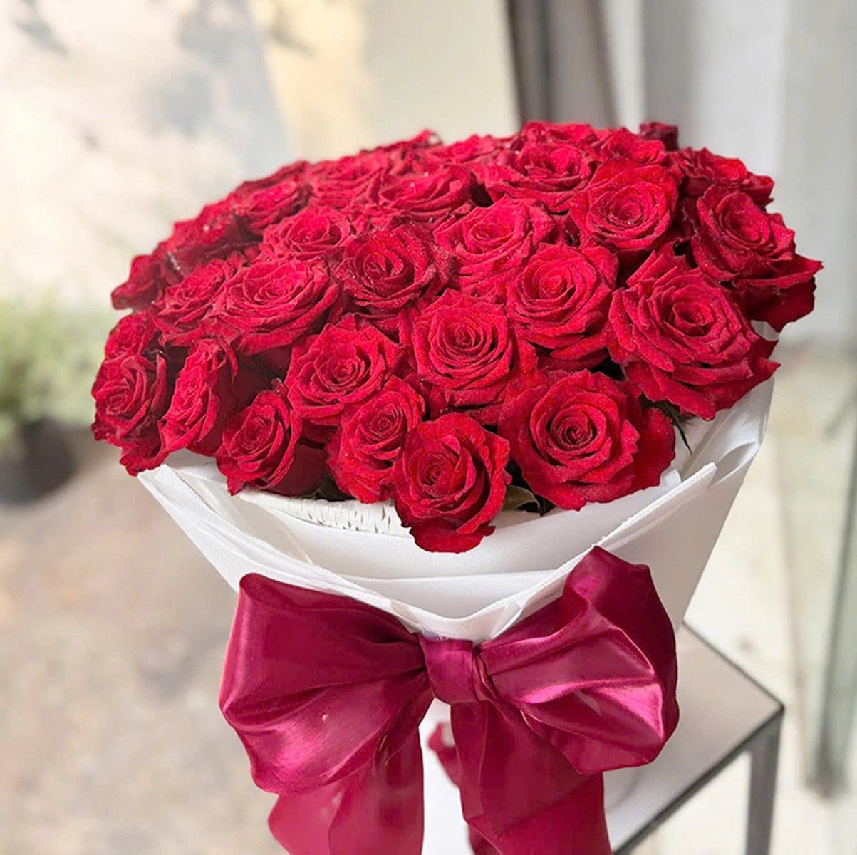 B&oacute; 30 Hoa Hồng Đỏ Tươi Cao Cấp