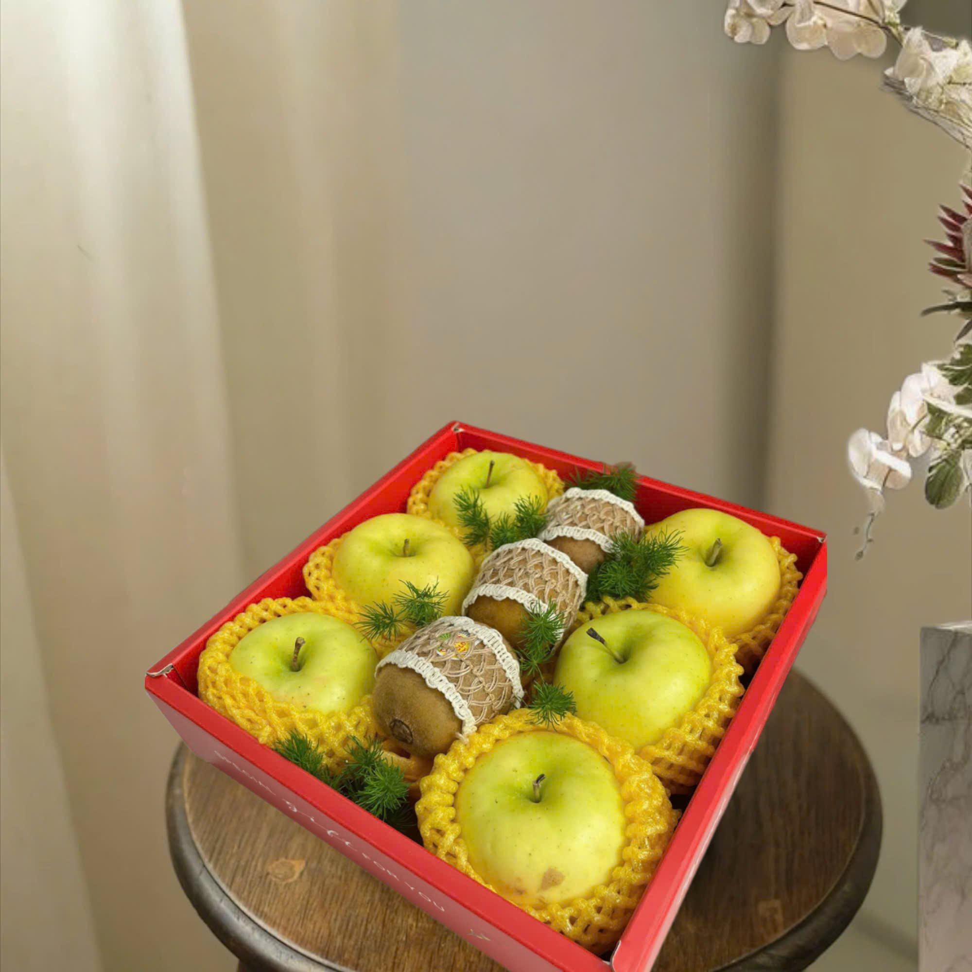 Hộp Qu&agrave; Tặng Tr&aacute;i C&acirc;y Nhập Khẩu Cao Cấp Qu&agrave; Tặng Y&ecirc;u Thương