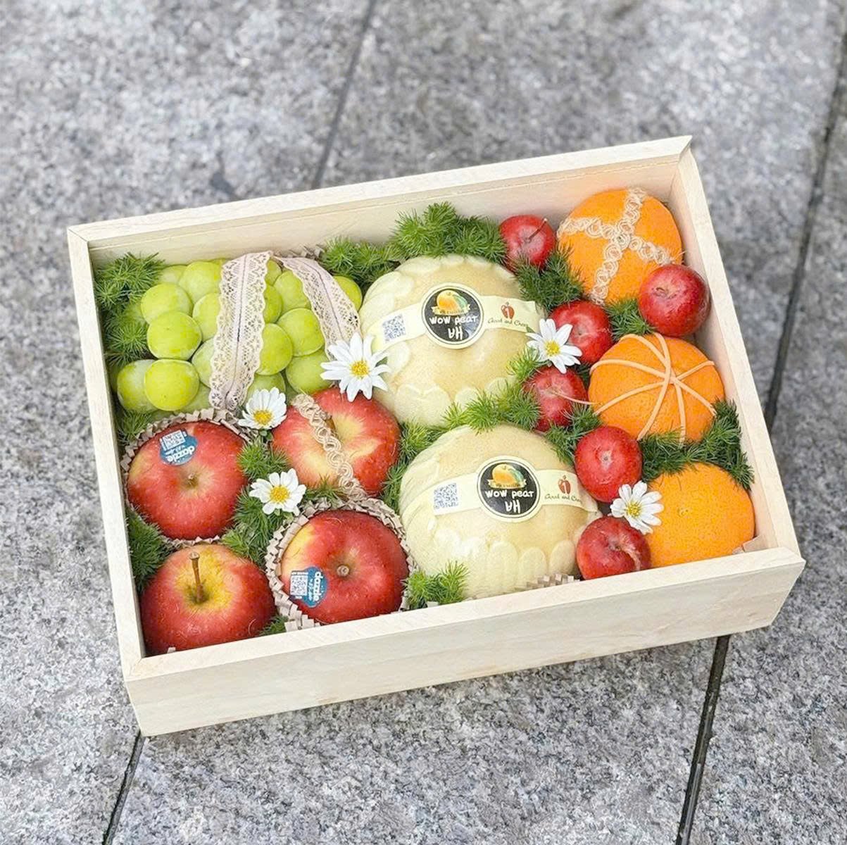 Hộp Qu&agrave; Tặng Tr&aacute;i C&acirc;y Nhập Khẩu Cao Cấp Qu&agrave; Tặng Y&ecirc;u Thương