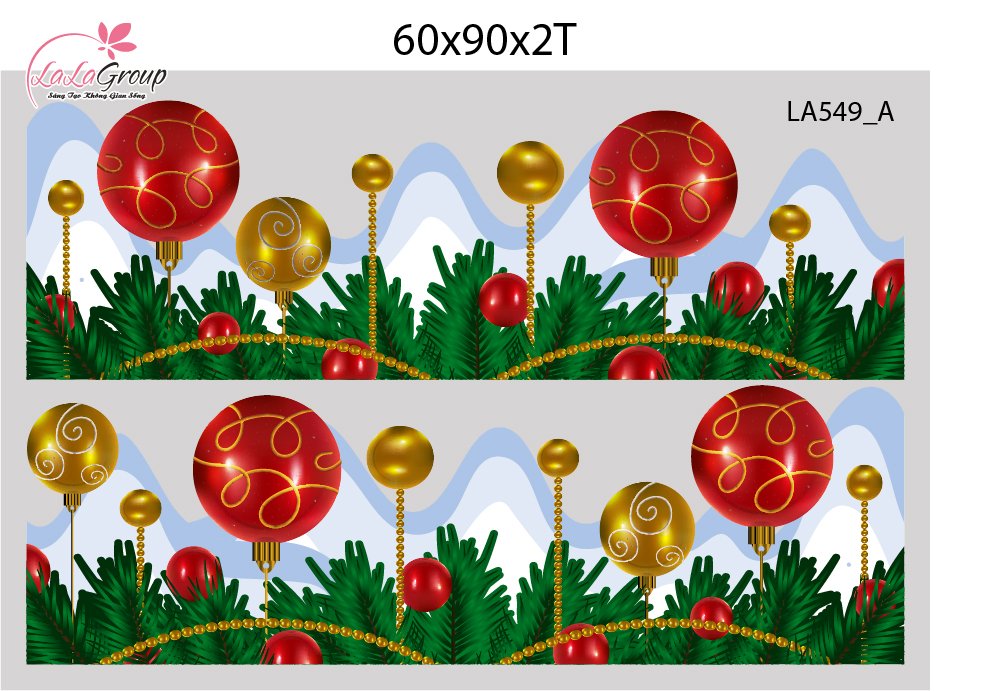 Combo Decal Trang Tr&iacute; Noel &Ocirc;ng Gi&agrave; Noel Người Tuyết V&agrave; Ng&ocirc;i Nh&agrave; Tuyết Xinh Xắn