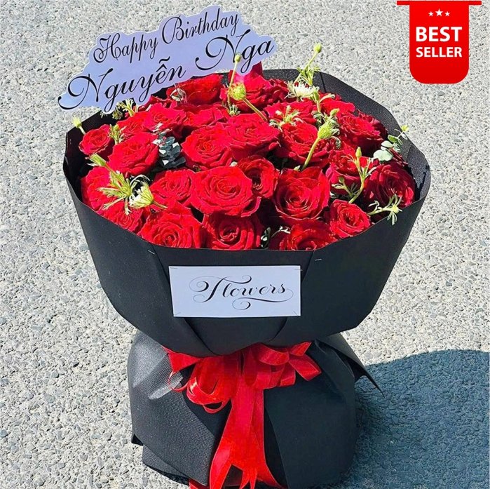 B&oacute; Hoa Hồng Đỏ Xinh Xắn M&oacute;n Qu&agrave; Gửi Trọn Lời Y&ecirc;u