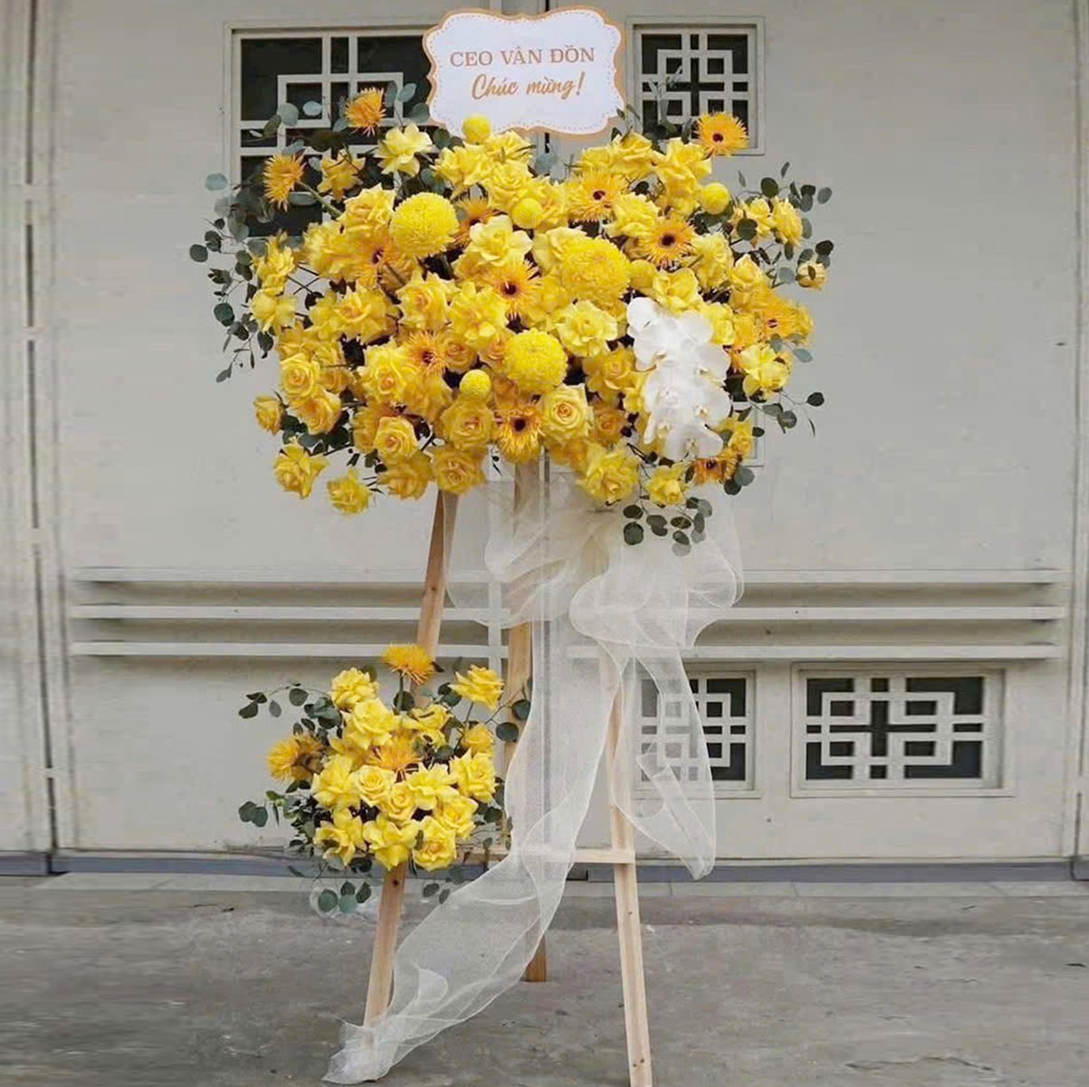 Kệ Hoa Khai Trương Chúc Mừng Vạn Sự Hồng Phát