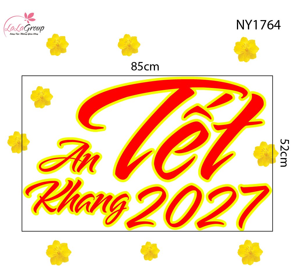 Decal Trang Tr&iacute; Tết An Khang 2027