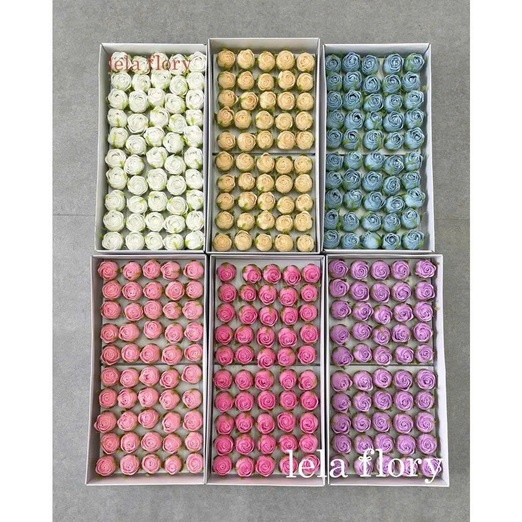 Hộp Hoa S&aacute;p Hồng Tỉ Muội Cao Cấp ( Hộp 50 B&ocirc;ng )