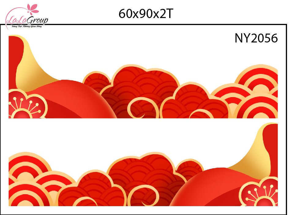 Combo Decal Trang Tr&iacute; Tết 2027 Đinh M&ugrave;i Ph&uacute;c Lộc T&agrave;i Vượng