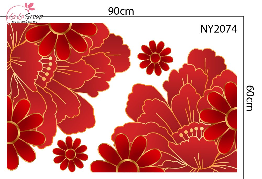 Combo Decal Trang Tr&iacute; Tết Tam Ph&uacute;c Thần T&agrave;i Đ&oacute;n Xu&acirc;n 2027