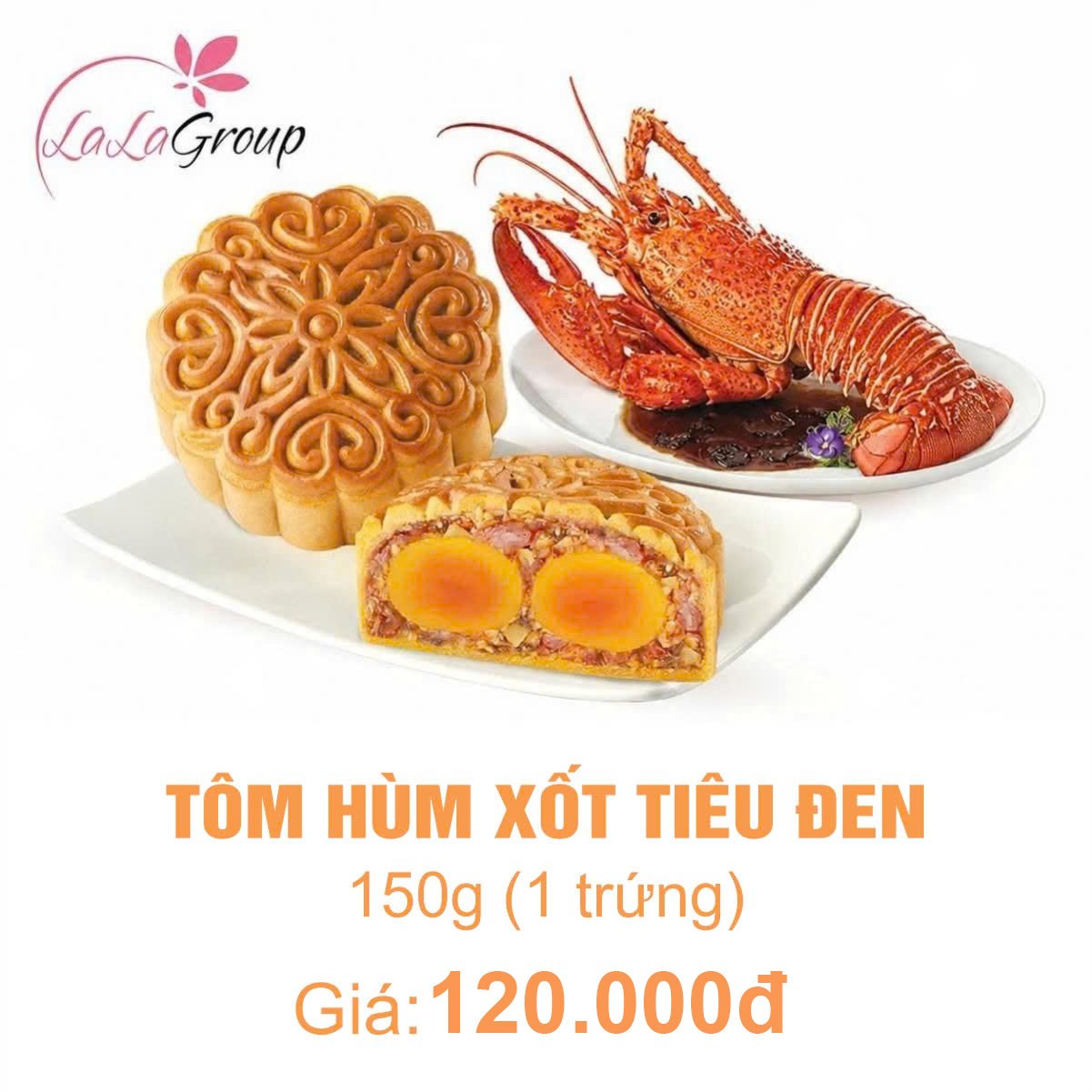 (TA1) Bánh Trung Thu KIDO Tôm Hùm Xốt Tiêu Đen 1 Trứng 150g