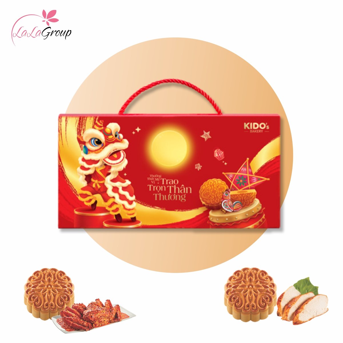 Hộp 2 Bánh Trung Thu KIDO Như Ý 150gr