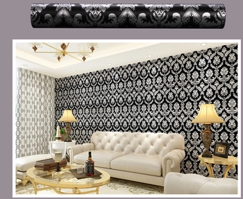 Giấy Decal cuộn họa tiết đen to(895)