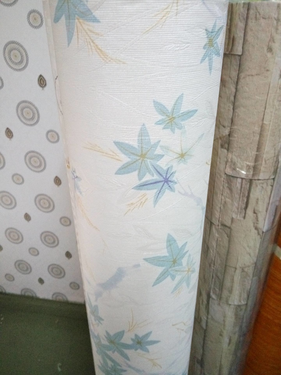 Giấy Decal cuộn lá xanh khổ 1.2m(889)