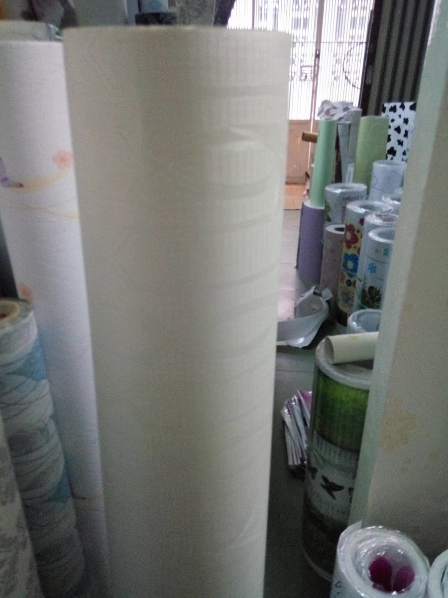 Giấy Decal cuộn họa tiết trắng sọc khổ 1.2m