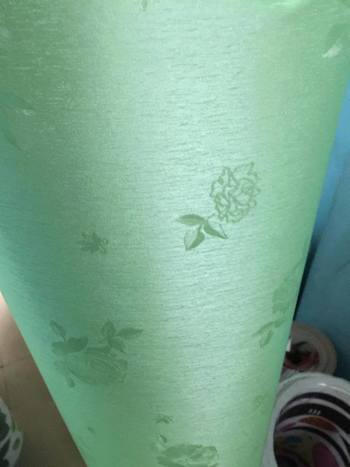 Giấy decal cuộn hoa hồng xanh lá(858)